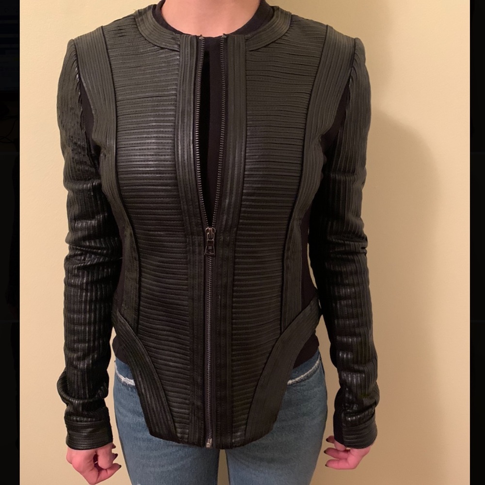Bcbg Leather Jacket - image 1